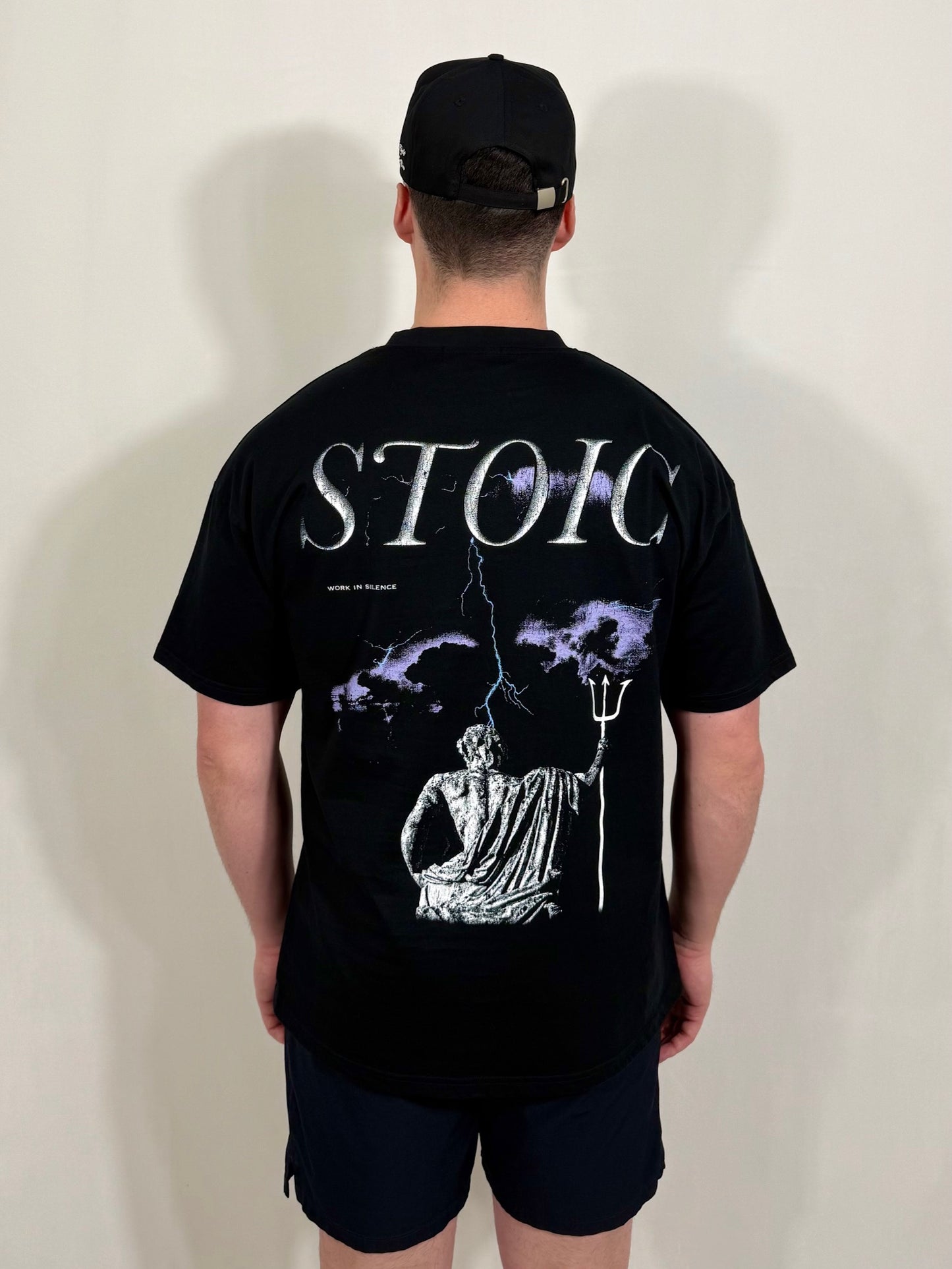 STORM 'PREMIUM' OVERSIZED TEE IN BLACK