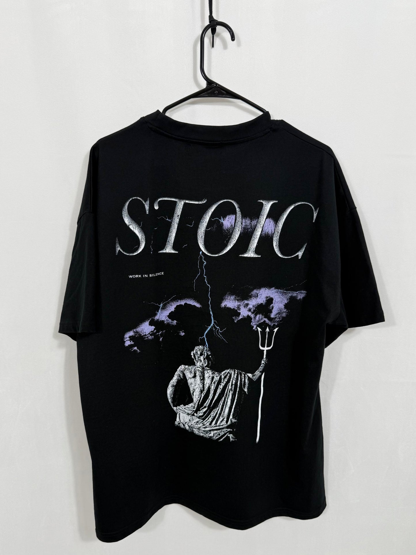 STORM 'PREMIUM' OVERSIZED TEE IN BLACK